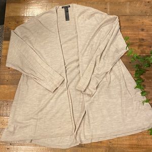 Eileen Fisher wool / silk / cashmere cardigan